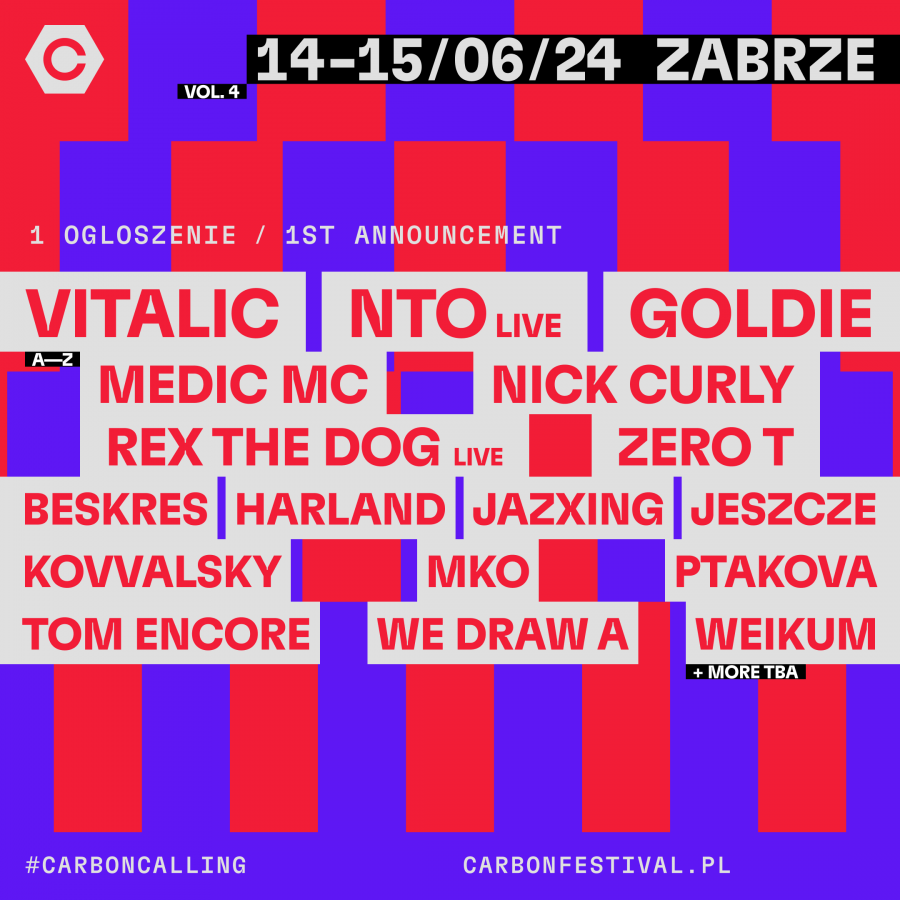 CARBON Silesia Festival 2024 - Pierwsze ogłoszenie